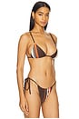 view 2 of 4 Thistle String Triangle Bikini Top in Rose Baiadera