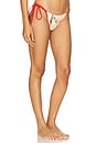 view 2 of 4 Hana String Bikini Bottom in Gladioli Print