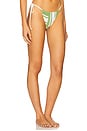 view 2 of 4 Carlo String Bikini Brief in Milano Verde