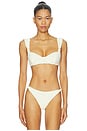 view 1 of 4 Playa Terry Knot Bikini Balconette in Lemon