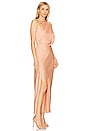 view 2 of 4 Alessia One Shoulder Dress in Peach Sherbet
