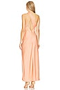 view 4 of 4 Alessia One Shoulder Dress in Peach Sherbet