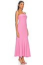 view 2 of 3 Quinn Strapless Dress in Pop Pink