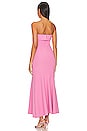 view 3 of 3 Quinn Strapless Dress in Pop Pink