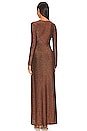 view 3 of 4 Kyla Long Sleeve Dress in Bronze