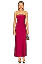 view 1 of 3 Esme Strapless Maxi Dress in Raspberry