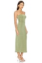view 2 of 3 Bella Strapless Dress in Green