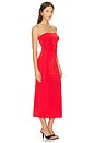 view 2 of 3 Bella Strapless Dress in Red