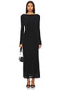 view 2 of 3 Luna Long Sleeve Maxi Dress in Black