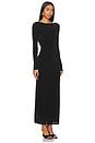 view 3 of 3 Luna Long Sleeve Maxi Dress in Black