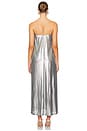 view 3 of 3 Nova Strapless Dress in Silver