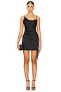 view 2 of 3 Josephine Cowl Mini Dress in Black