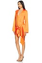 view 3 of 4 Elaina Wrap Dress in Paprika