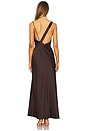 view 3 of 3 Adriana Dress in Chocolate