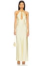 view 1 of 3 Becca Halter Dress in Buttermilk