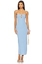 view 1 of 4 Vada Midi Dress in Cerulean