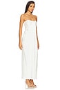 view 2 of 3 Alyssa Strapless Dress in Ivory