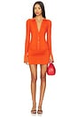 view 1 of 3 Yasmine Mini Dress in Persimmon