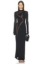 view 1 of 3 Neyma Long Sleeve Maxi Dress in Black