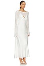 view 3 of 4 Eevie Long Sleeve Maxi Dress in Ivory