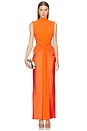 view 2 of 5 London Gown in Tangerine