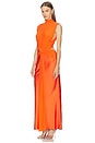 view 4 of 5 London Gown in Tangerine