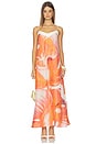 view 1 of 3 VESTIDO EADEN in Tangerine Bloom