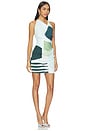 view 2 of 3 MINIVESTIDO EMIKO in Azurea Print