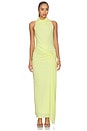 view 1 of 3 MAXIVESTIDO DRUE in Lemon Drop