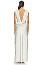 view 3 of 3 VESTIDO LARGO LUKA  in Oyster