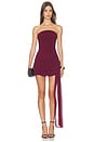 view 1 of 3 Edda Strapless Mini Dress in Berry