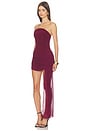 view 2 of 3 Edda Strapless Mini Dress in Berry