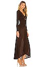 view 2 of 3 Neave Dress in Chocolate