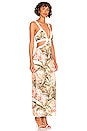 view 2 of 3 Magda Dress in Painted Floral Print