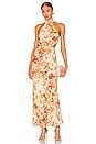 view 1 of 3 Lapis Dress in Watercolor Floral