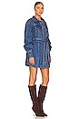 view 2 of 3 Amber Mini Dress in Indigo
