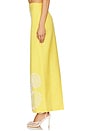 view 3 of 6 Carly Maxi Skirt in Lemon