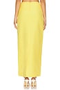 view 4 of 6 Carly Maxi Skirt in Lemon