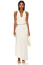 view 5 of 6 Shelby Maxi Skirt in Eggshell