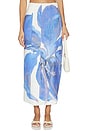view 1 of 6 Rumi Midi Skirt in Spliced Bloom