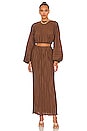 view 4 of 4 Adeline Skirt in Chocolate
