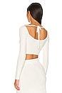 view 3 of 4 Dacia Knit Top in Cream