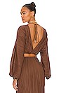 view 3 of 4 Adeline Top in Chocolate