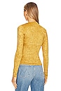 view 3 of 5 Maevi Long Sleeve Top in Dark Gold