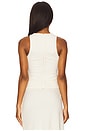 view 3 of 4 TOP SANS MANCHES SHELBY in Eggshell
