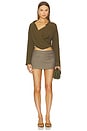 view 5 of 5 Solenne Long Sleeve Top in Khaki