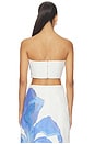 view 3 of 4 Rumi Strapless Top in Spliced Bloom
