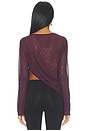 view 5 of 6 Harriett Long Sleeve Top in Eggplant