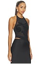 view 2 of 4 Reina Bustier Top in Black