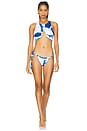 view 5 of 5 Jasmin Tie Bikini Brief in Shapes